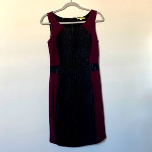 Burgundy pencil dress. Size 4. Gianni Bini. Business casual.